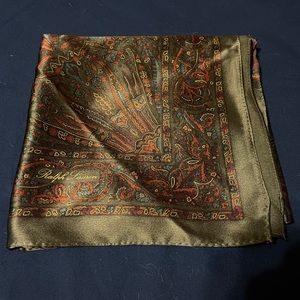 Ralph Lauren Oversized Paisley Silk Scarf